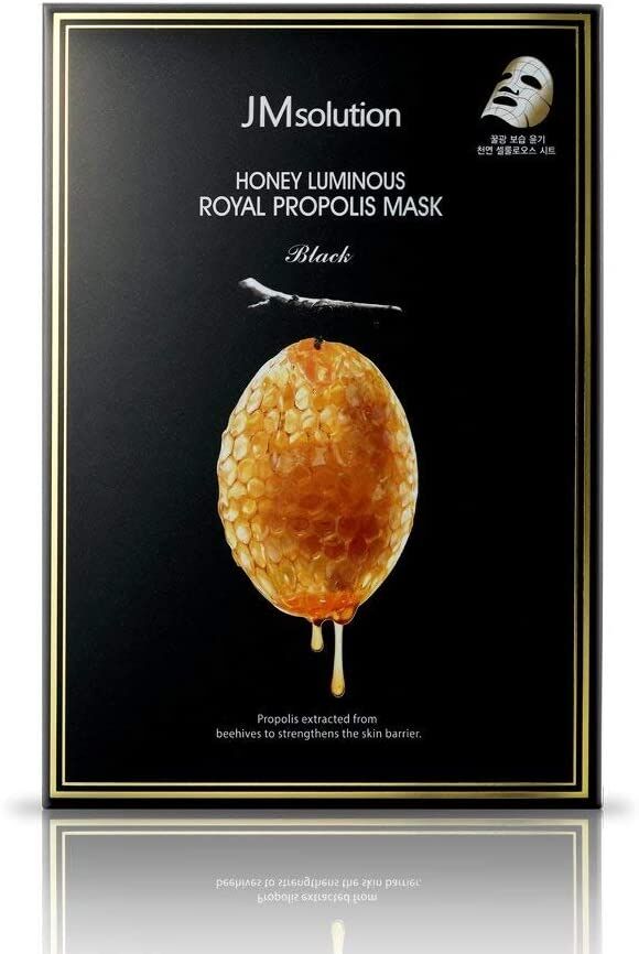 JM Solution - Honey Luminous Royal Propolis Mask (10 Sheets) Pack of 3