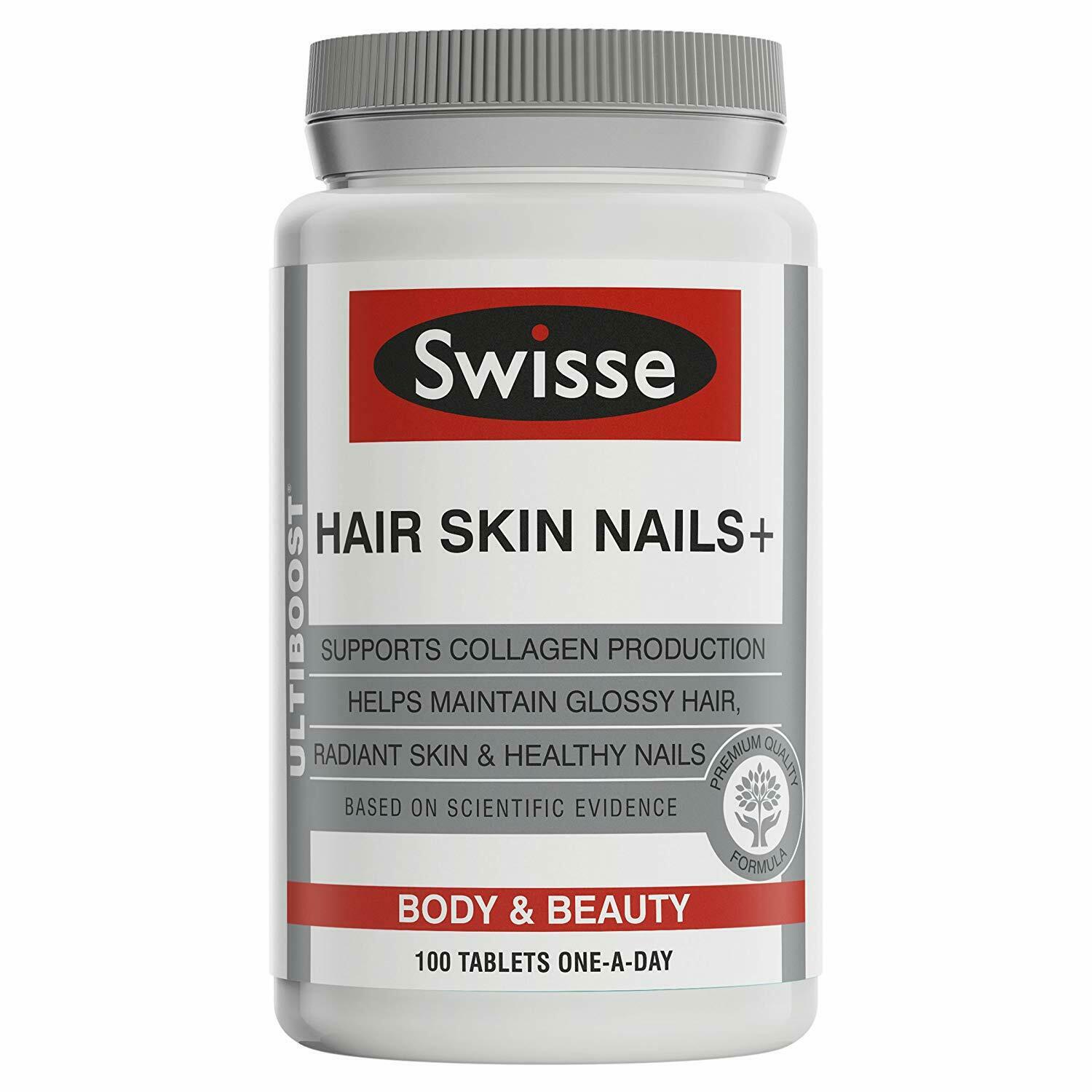 Swisse Ultiboost Hair Skin Nails+ Body & Beauty - 100 talets