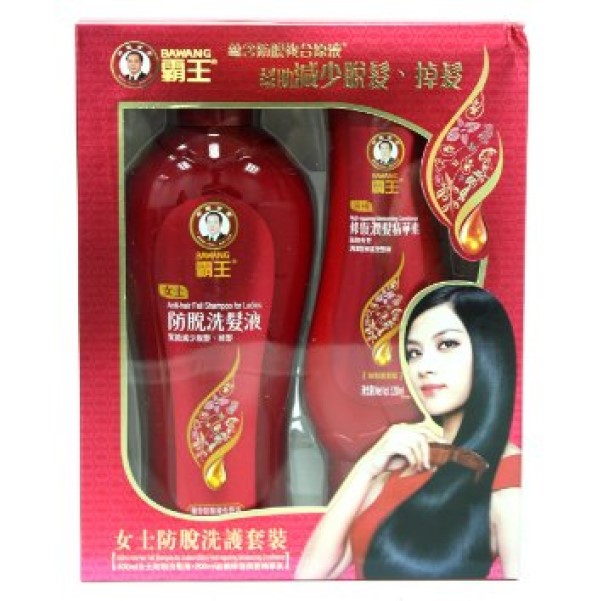BAWANG Lady Anti-Fall Shampoo 400ml & Conditioner - 200ml Set