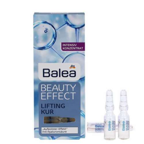2 Packs Balea Beauty Effect Lifting Treatment Ampoules With Hyaluronic Acid 7 x 1 ml