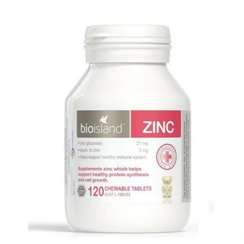 Bio Island Zinc 120 Chewable Tablets