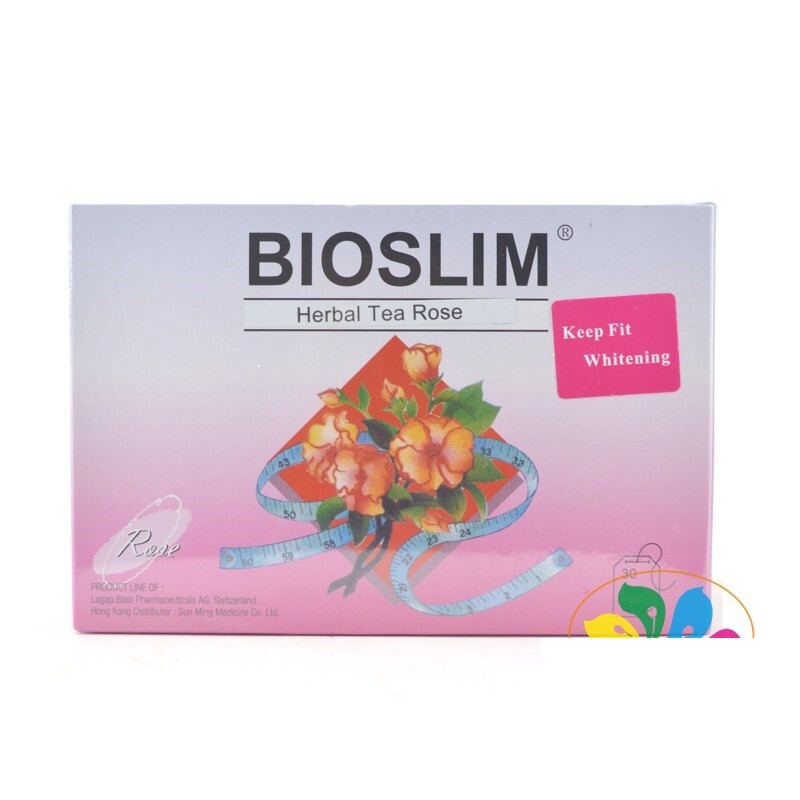 Bioslim Tea - Bio Slim Herbal Tea Bags 30's - Rose Pack of 2