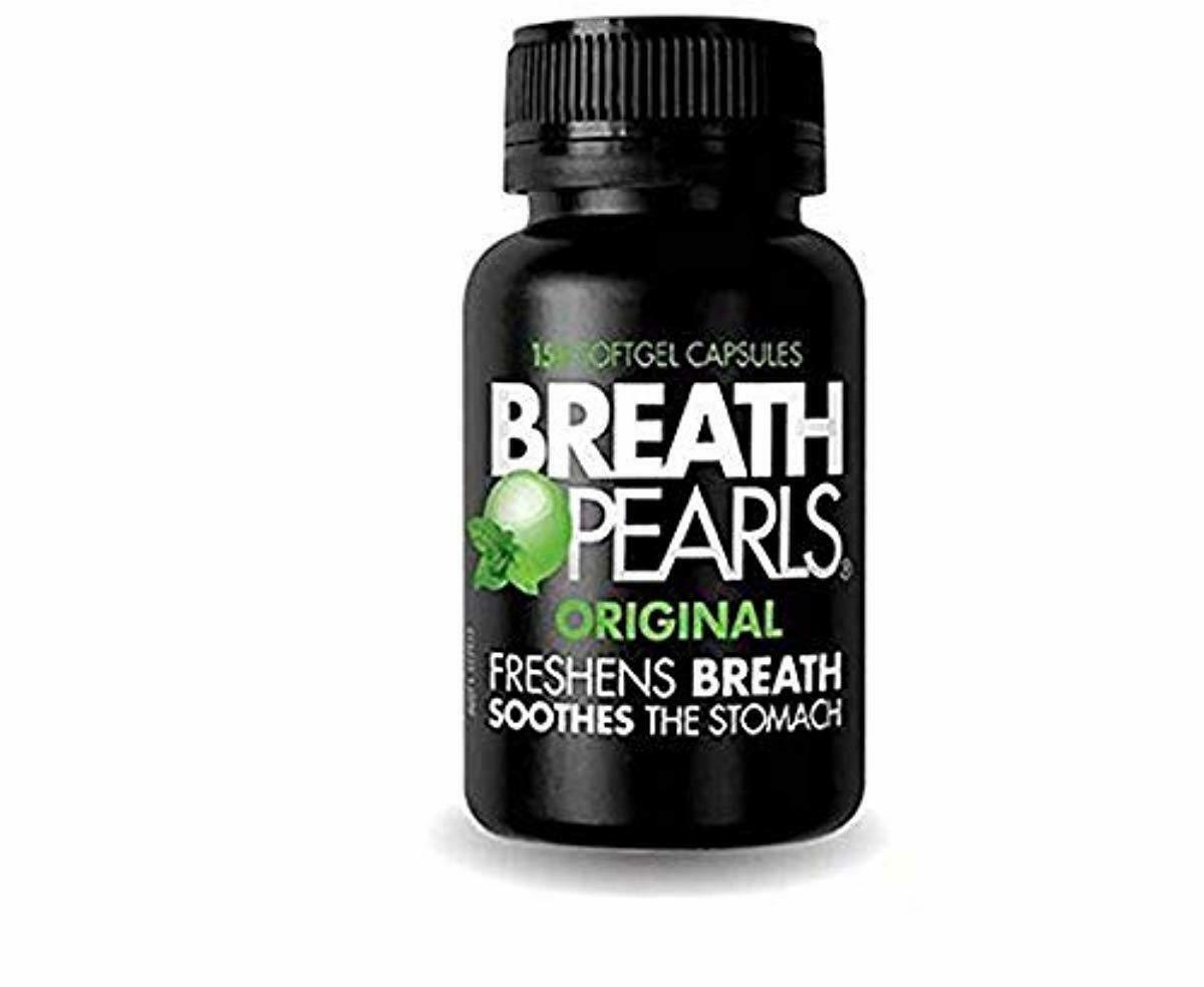 2Bottles Breath Pearls Original Freshens Breath 150 softgels