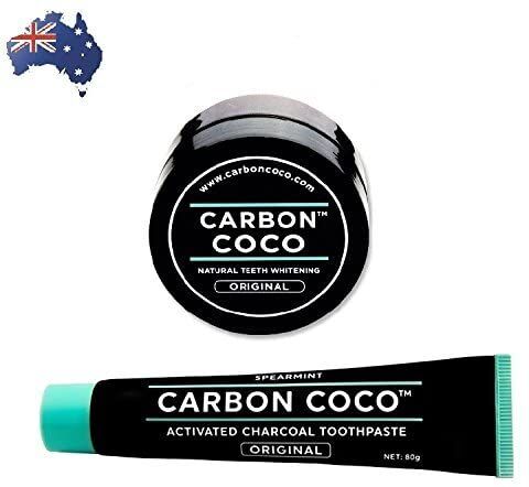 Carbon Coco natural teeth whenting ACTIVATED CHARCOAL TOOTH POLISH 40G And Toothpaste 80g