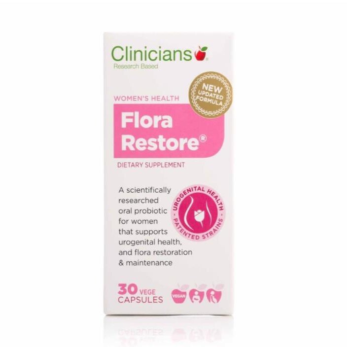 Clinicians Flora Restore oral probiotic for women 30 capsules