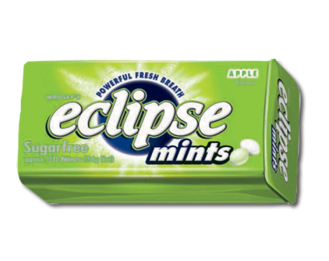 Eclipse Sugar Free Gum Apple Pack of 16