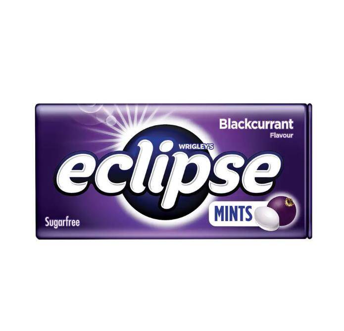 Eclipse Sugar Free Gum Blackcurrent Pack of 8