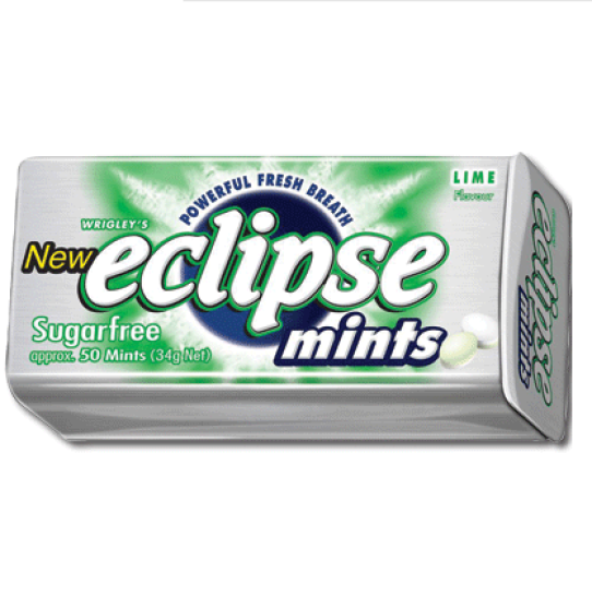 Eclipse Sugar Free Gum Lime Pack of 16