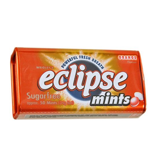 Eclipse Sugar Free Gum Orange Pack of 8