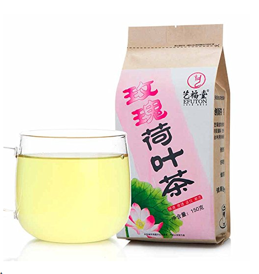 Efuton Lotus & Rose Tea Bags Chinese Natural Organic Flora Herbal Tea Convenient 150g