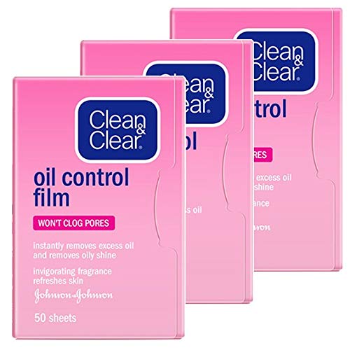 15x  Facial Oil Control Film Blotting Paper, Clean & Clear Pink Oil-absorbing Tissues, 250 Sheets - Handy Face Blotting Sheets