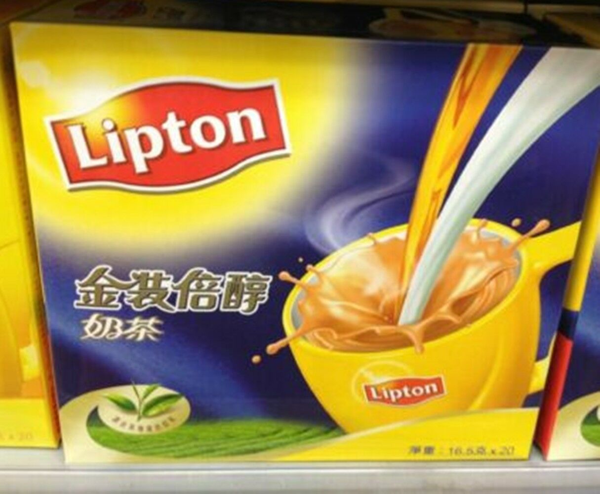 Lipton Hong Kong Style Gold Instant 3 in 1 Milk Tea Rich and Smooth 20 pack