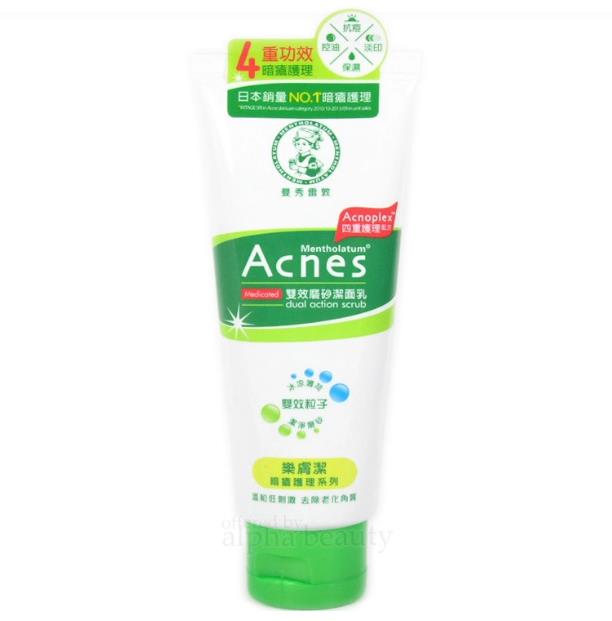 Mentholatum Acnes Medicated Dual Action Cleansing Scrub 100g