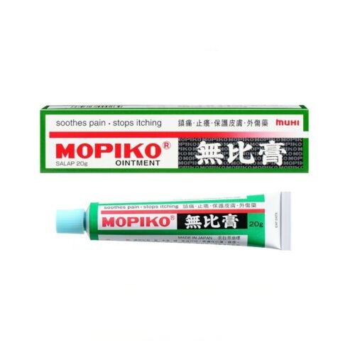 Mopiko Ointment Salap - Soothes Pain and Stop Itching - 20g Tube    x2