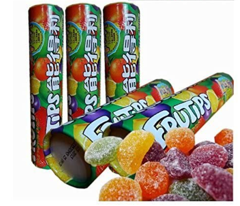 Nestle Frutips Mixed Flavor Gummy Candy Pastilles 5packs 125g Big Size