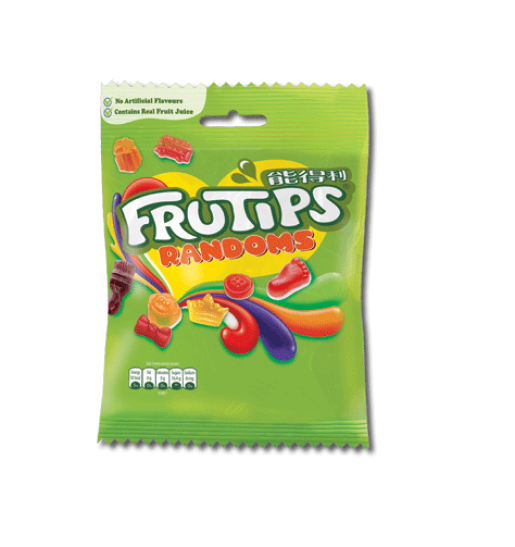 Nestle Randoms Gummies Candy Frutips Gummi Pastilles Randoms 70g Pack of 3