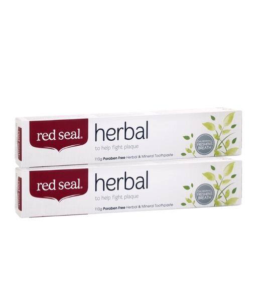 2xRed Seal Natural Herbal & Mineral Toothpaste