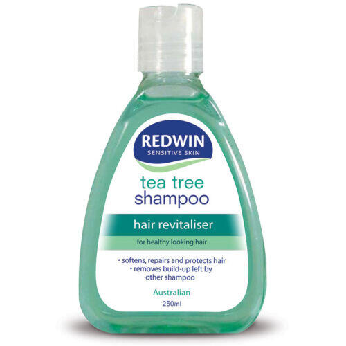 Redwin Tea Tree Shampoo 250ml Hair revitaliser for healthy looking hair for sensitive skin import from Australia