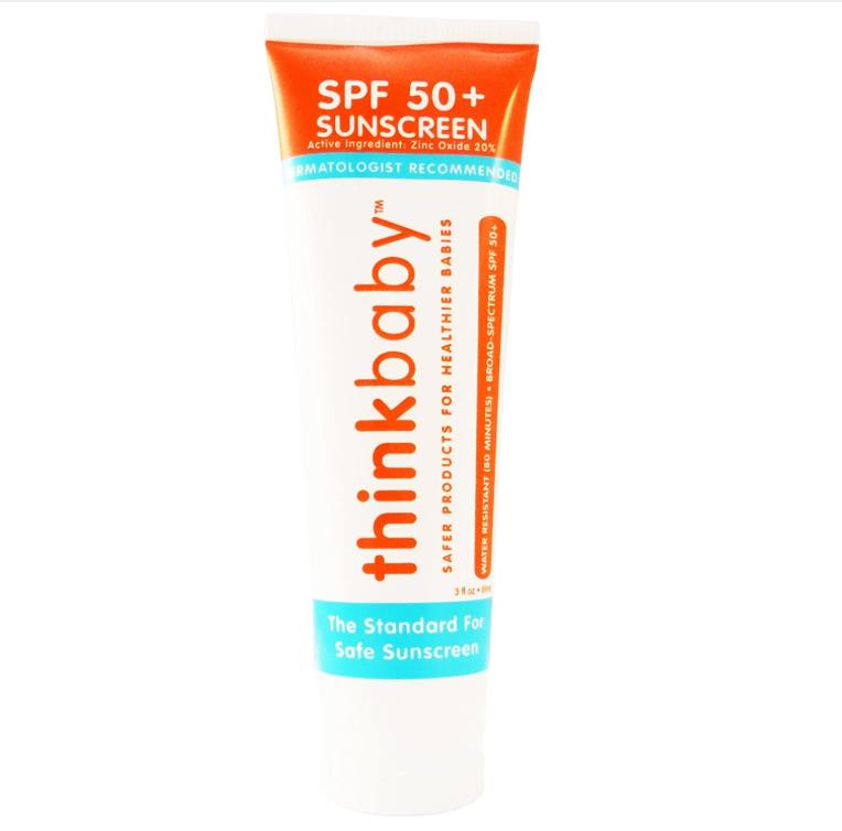 Thinkbaby - Safe Sunscreen SPF 50+ Broad Spectrum Protection 3oz 89ML