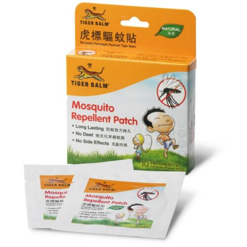 Tiger Balm Long Lasting Mosquito Insect Repellent  10 Patches  Pack of 10