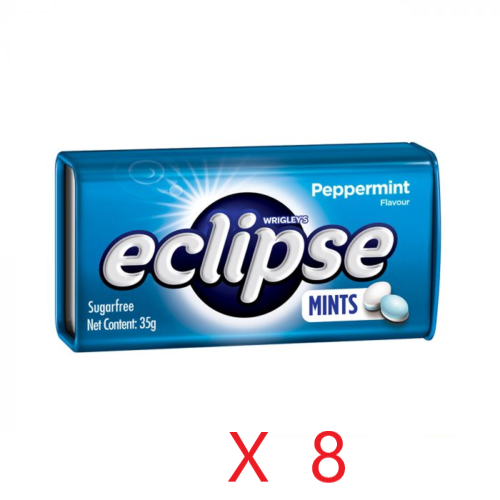 Wrigleys Eclipse Mints Peppermint, 1.2 oz. (Pack of 24)