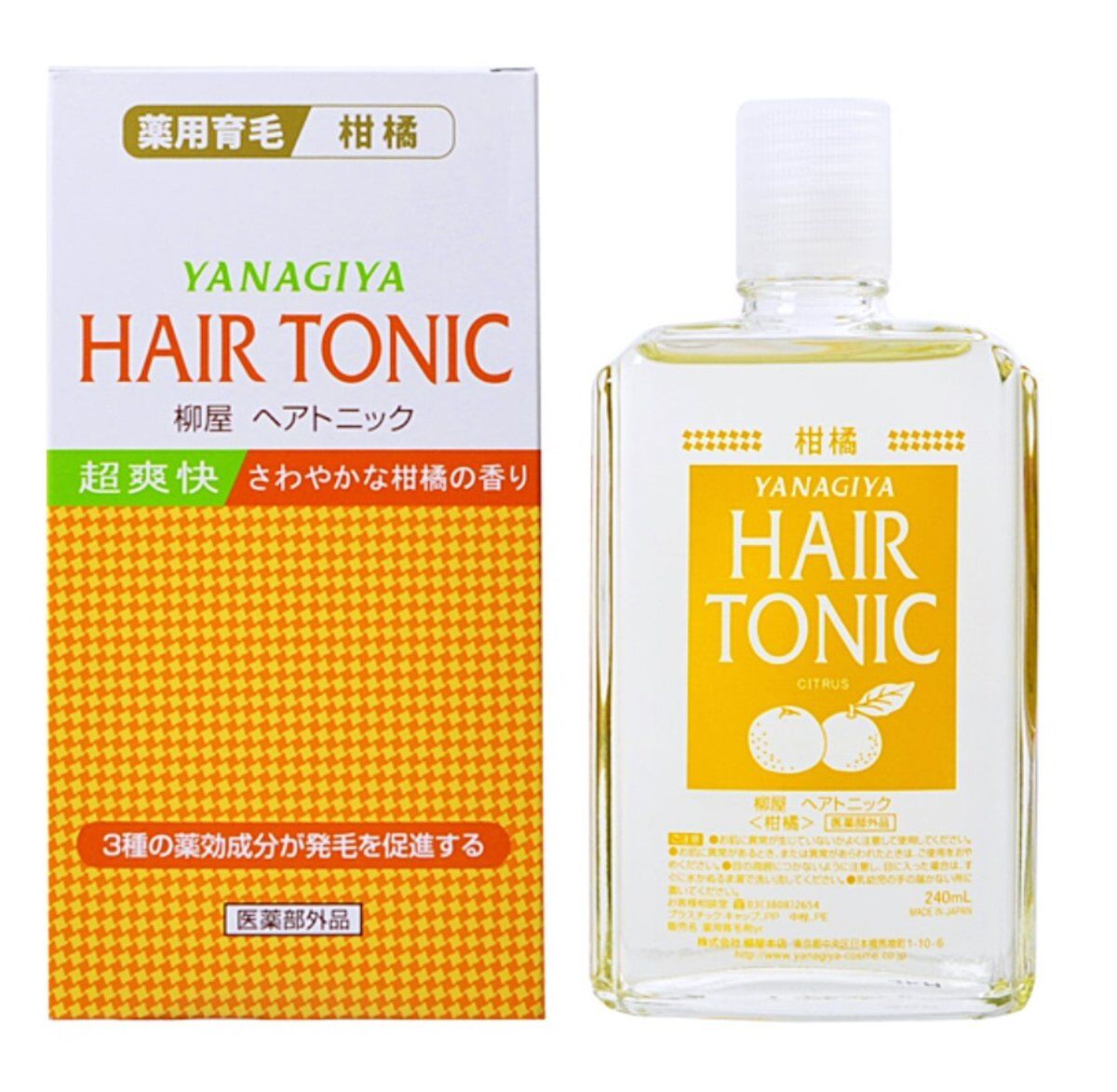 YANAGIYA Hair Tonic Citrus 240mL