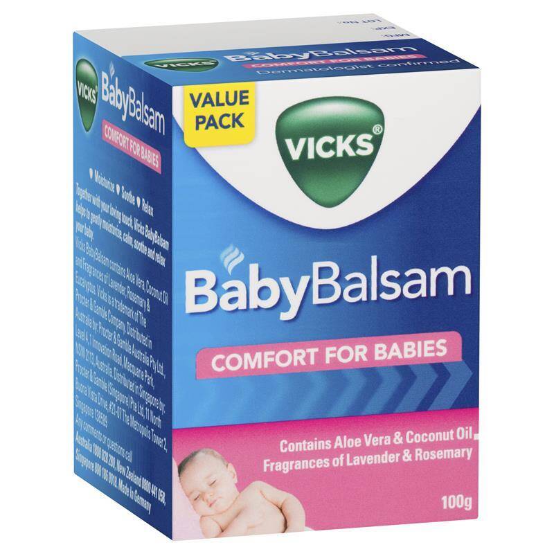 2xAustralia Vicks Vaporub Baby Balsam 50g