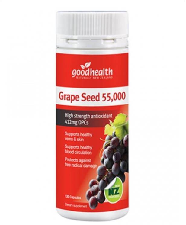 Good Health Grape Seed 55,000 120 capsules